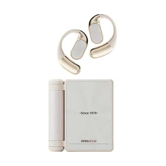 BotaniNest AC530 Ear Hook Wireless Headset Bone Conduction Concept Non In Ear Double Folding Sports Running Noise Isolating Sports Headphones Travel Headphones