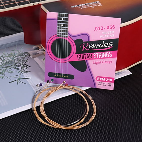 BotaniNest Acoustic Guitar Strings Set For Folk & Classical Guitars Replacement Strings For Optimal Sound & Durability Compatible With Most Wooden Guitars