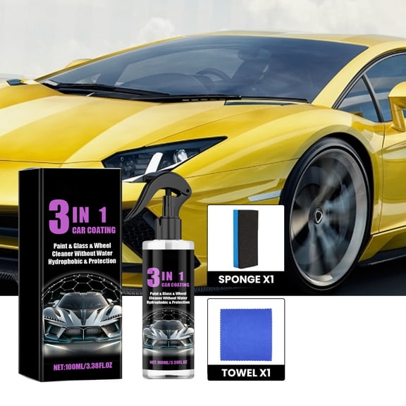 BotaniNest Advanced Coating Spray For Exterior High Gloss Scratch Remover And Polish Solution Enhances Shine And Color Depth Easy Application For Long Lasting Finish 100ml