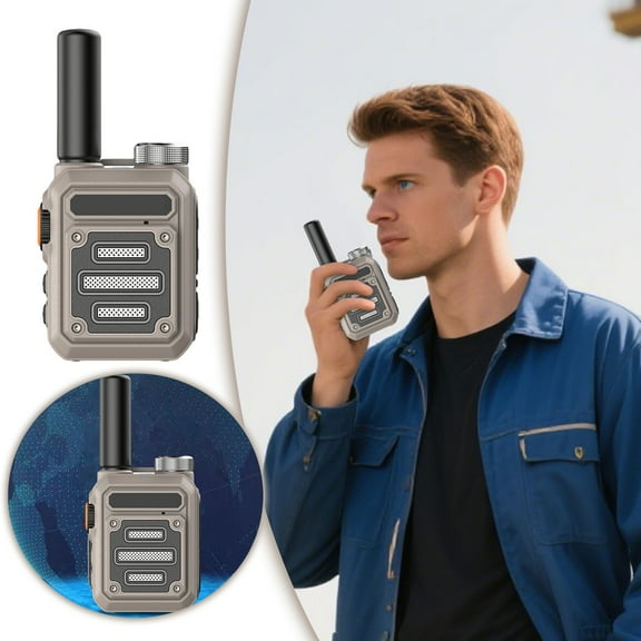 BotaniNest Auto Frequency Industrial Intercom Mini Talkie For Outdoor Use Rechargeable Two Way Radio Communication Device