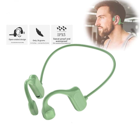 BotaniNest BL09 Wireless Bluetooth 5.2 Headset Concept Bone- Conduction Surround Sound Sweatproof Headset,