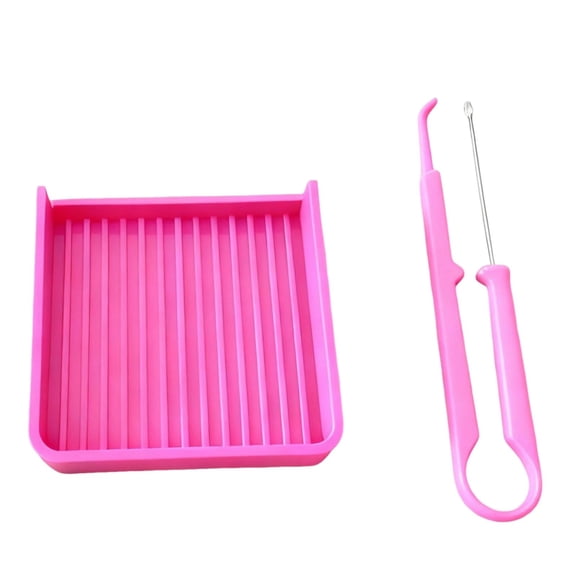 BotaniNest Bead Needle Tweezer & Aligner Tray Set Beads Kit With Needle Tweezer Bead And Aligner Tray Tool For Crafting Jewelry Bracelet