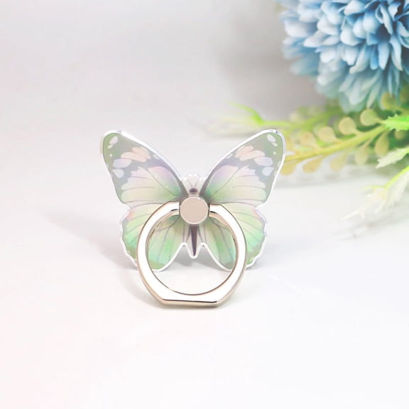 BotaniNest Beautiful Butterfly Mobile Phone Bracket 360°Rotation Phone Ring Holder Stand Ring Hand Grip With Knob Loop