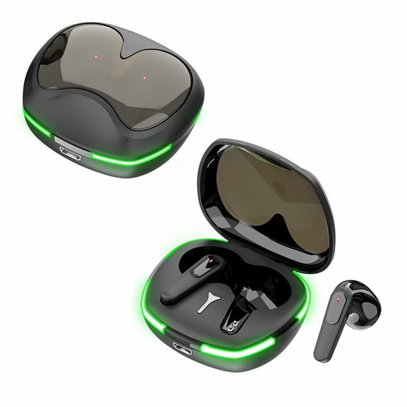 BotaniNest Bluetooth 5. Digital Display Wireless Headphones Portable Charging Earbuds Wireless Stereo Headphones
