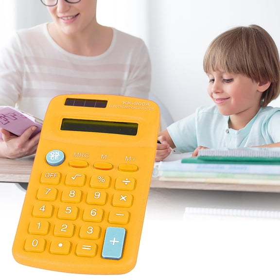 BotaniNest Calculator, Basic Small Battery Operated, Large Display Four Function, Auto Powered Handheld Calculator