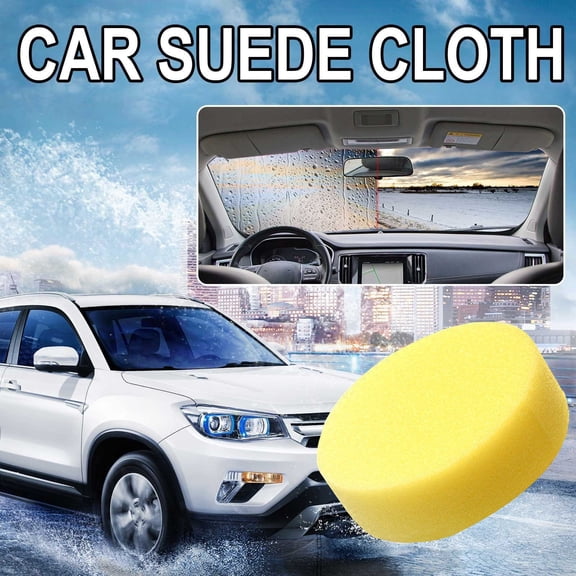 BotaniNest Car Cleaning Brush Applicator Sponges Microfiber Cloth Applicator Pads For Cleaning Applying Wax Oils & More