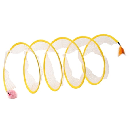 BotaniNest Cat Tunnel Tube Pet Collapsible Toy Small Animals Playing Tent For Puppy Indoor Pet Accessories Straight