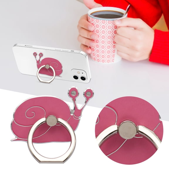 BotaniNest Cell Phone Ring Holder Metal Finger Grip Finger Kickstand 360° Rotation Universal Finger Ring Phone Grip Compatible With All Smartphone