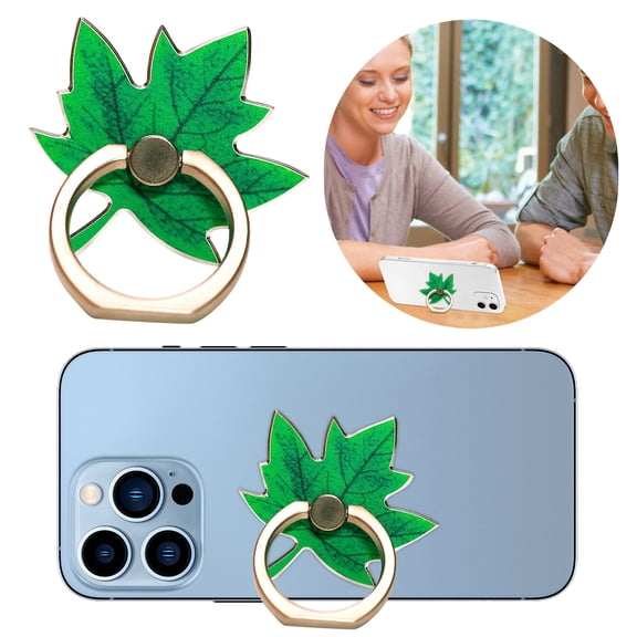BotaniNest Cell Phone Ring Holder Metal Finger Grip Finger Kickstand 360° Rotation Universal Finger Ring Phone Grip Compatible With All Smartphone