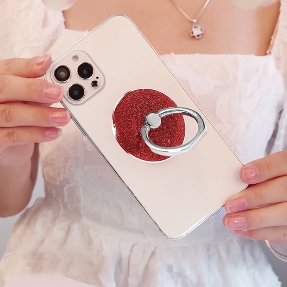 BotaniNest Cell Phone Ring Holder Metal Finger Grip Finger Kickstand 360° Rotation Universal Finger Ring Phone Grip Compatible With All Smartphone