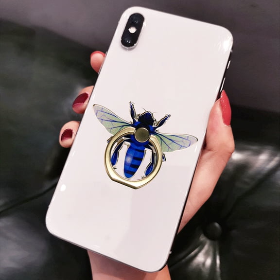 BotaniNest Cell Phone Ring Holder Metal Finger Grip Finger Kickstand 360° Rotation Universal Finger Ring Phone Grip Compatible With All Smartphone