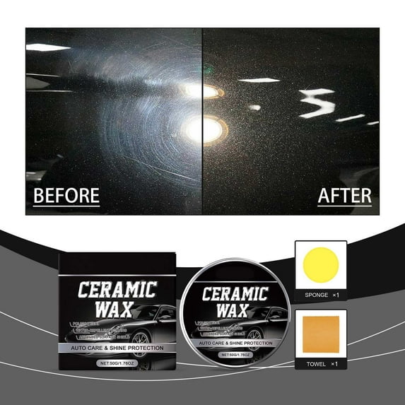 BotaniNest Ceramic Coating Wax Ceramic Waxes Strong For Car Coating Long Lasting And Easy To Use For A Variety Of