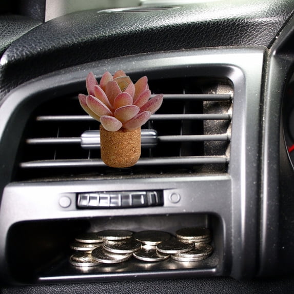 BotaniNest Colorful 3D Artificial Shape Aromatherapy Vent Car Love Air Stone Creative Perfume Car Diffuser Perfume Clip Conditioning Car Interior Accessories