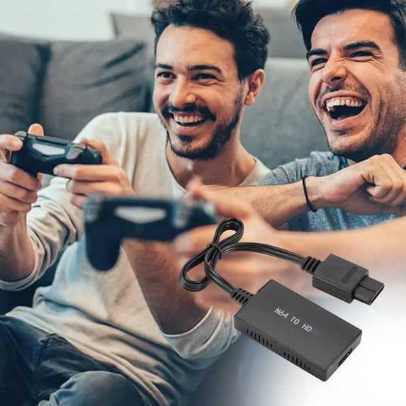 BotaniNest Converter N64 To Converter Supports 16:9 And 4: Conversion Cable For N64 And Super