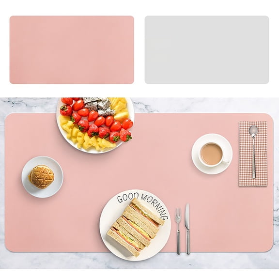 BotaniNest Desk Pad Protector Mat Dual Side PU- Leather Desk Mat Large Mouse Pad Waterproof- Desk Office Home Table Decor (23.6in×11.8in)