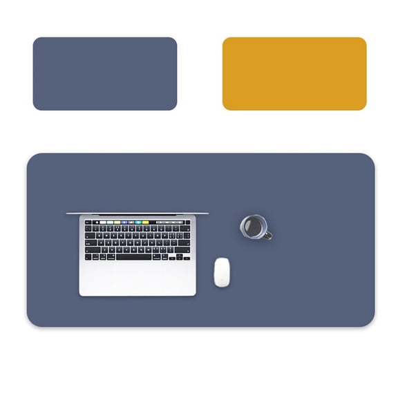 BotaniNest Desk Pad Protector Mat Dual Side PU- Leather Desk Mat Large Mouse Pad Waterproof- Desk Office Home Table Decor (23.6in×11.8in)