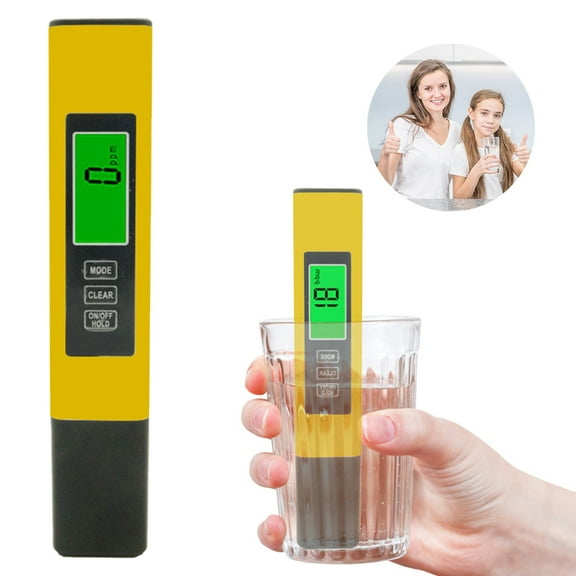 BotaniNest "Digital Water Quality Tester TDS//Temperature Meter With °F/°C Display For Drinking Water Aquariums & Hydroponics (15x3.1x1.4cm) Auto Calibration Included"