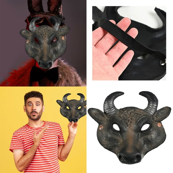 BotaniNest Easter Party Realistic Animal Bull Head