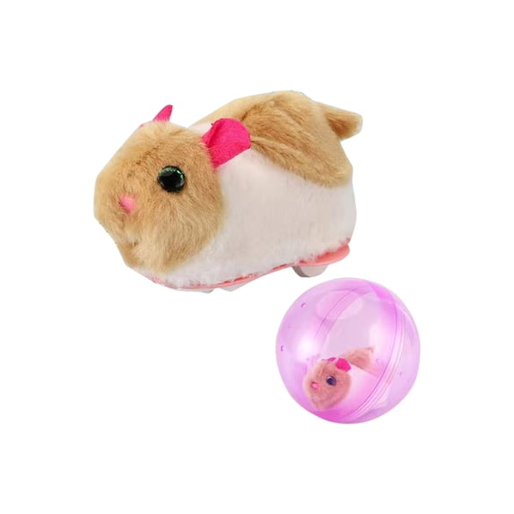 BotaniNest Electric Hamster Running Ball Bunny Toy Rolling Ball Learning To Crawl Cats And Dogs Artifact Cute Pet Turning Ball