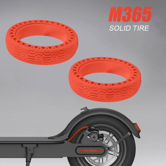 BotaniNest Electric Scooter Replacement Wheels Solid Never Flat Tires For Xiaomi M365 8.5 Inch Non Inflatable Absorbing Pattern Honeycomb Solid Honeycomb Tire 1pcs