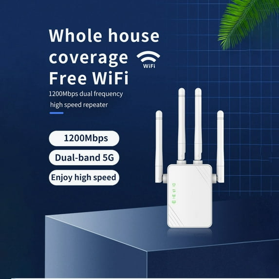 BotaniNest "Experience Fast Internet With Our 1200M Band 5G WiFi Router Repeater The Ultimate Wireless Signal Extender!"