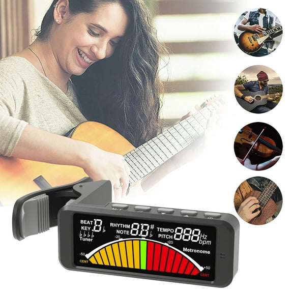BotaniNest FMT 209 Guitar Tuner Clip On Tuner Tone Geneor For Chromatic Guitar Ukulele Violin Musical Instrument Accory