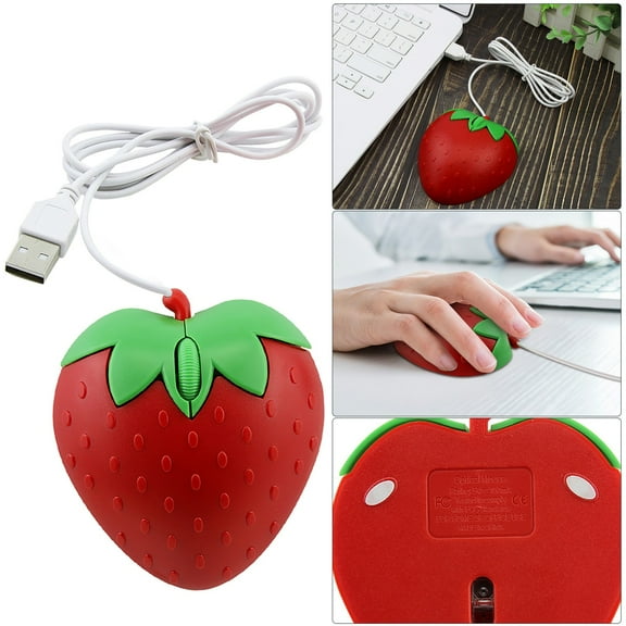 BotaniNest Fashionable Cute Shape USB Wired 1600 DPI Optical Mice Mini Small Kids Children Mice For PC Laptop Computer