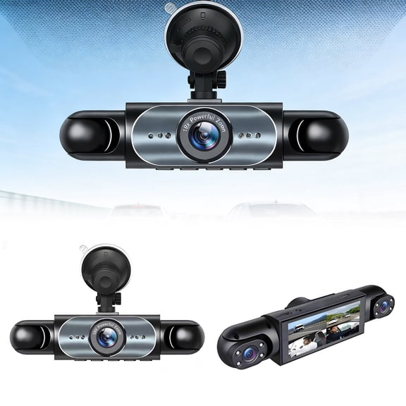 BotaniNest Four‑ Cam System For | Four L Камера Recorder With Front Interior Rear And Side Coverage Advanced Night G‑Sensor Parking Mode Loop Recording