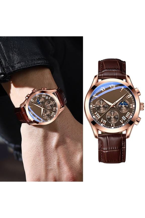 Full Automatic Mechanical Watch And Trendy Korean Quartz Men's Watch