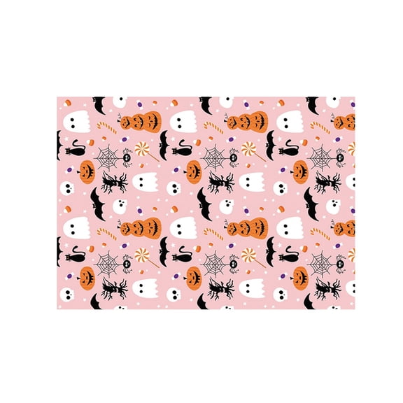 BotaniNest Halloween Decorations Decorative Wrapping Paper For Party Festive Wrap Roll For Events Celebrations Holiday Packaging