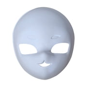 BotaniNest Halloween Decorations Furry Head White DIY Painted Cartoon Prop Masquerade Party Cosplay Halloween Day Party
