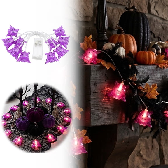 BotaniNest Halloween Decorations Glimmering Halloween String Light For Indoor And Outdoor Seasonal LED Fairy Lights For Party And Home Night Lighting
