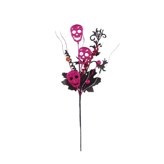 BotaniNest Halloween Decorations Halloween And Cool Style Rose Glitter Branches Dark Girl Party