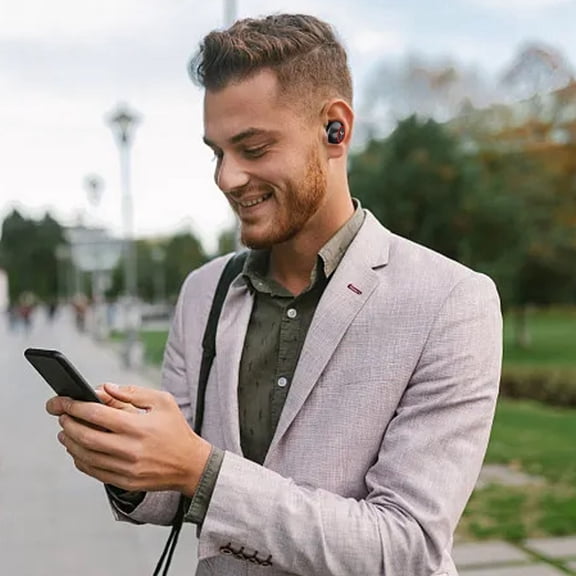 BotaniNest Headset LED Digital Display True Wireless Long Lasting In Ear Noise Cancelling Sports Headset Cool Two In One Headset