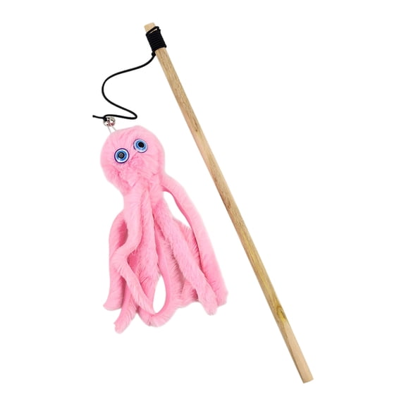 BotaniNest Interactive Cat Teaser Wand Funny Design For Indoor Cats Plaything