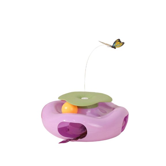 BotaniNest Interactive Cat With Fluttering & Portable Teaser For Indoor Cats &