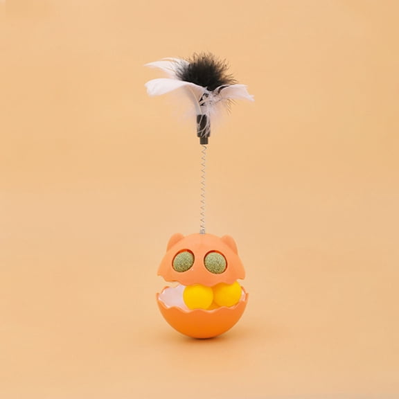 BotaniNest Interactive Cat With Rolling Action & Teaser – Keep Your & Happy