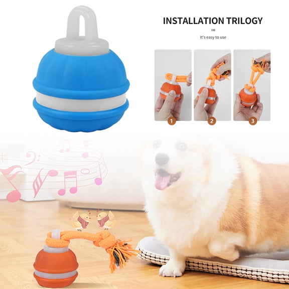 BotaniNest Interactive Smart Rolling For Dogs – Chirping Bird Sounds Motion Chew Proof Design For Boredom & Teething