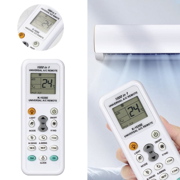 BotaniNest K 1028E Universal A/C Air Conditioner Remote Control 1000 In 1 Controller For Gree Daikin Ai