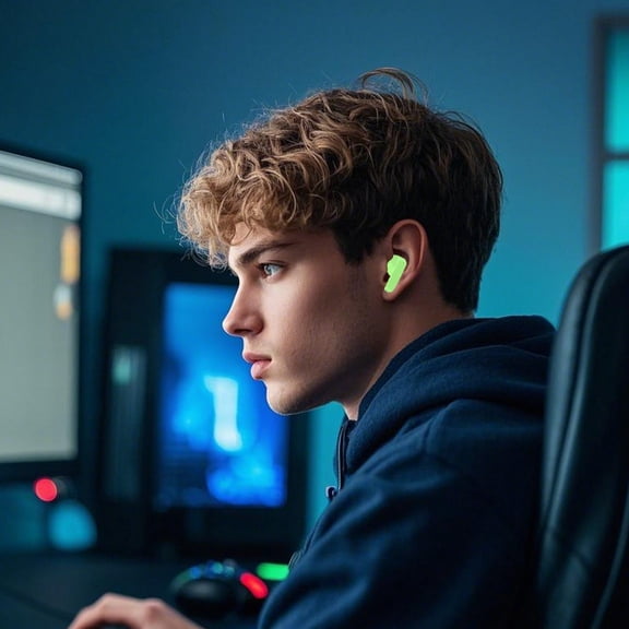 BotaniNest K13 Transparent Space Capsule In Ear Noise Reduction Long Battery Life Wireless Headset Very Stylish Headset