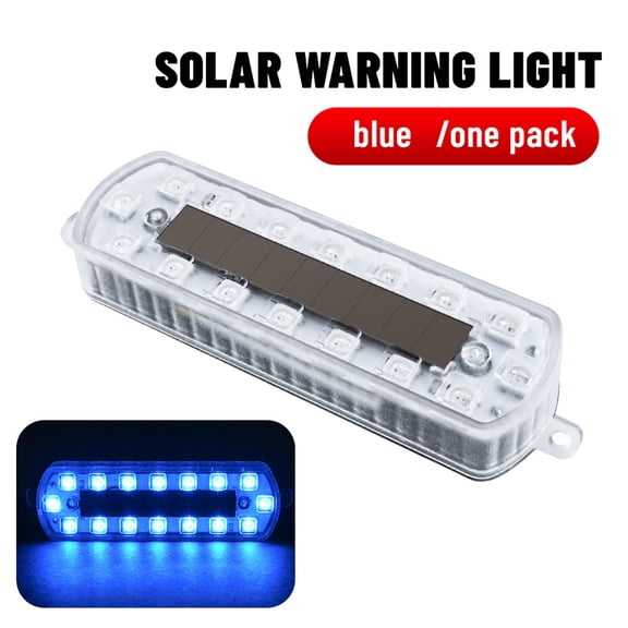 BotaniNest LED Emergency Strobe Flashing Grille Strobe Lights For Trucks 6LED Mount Strobe Warning Emergency Flashing Blue Light For Car Truck Van Off Road Vehicle ATV SUV