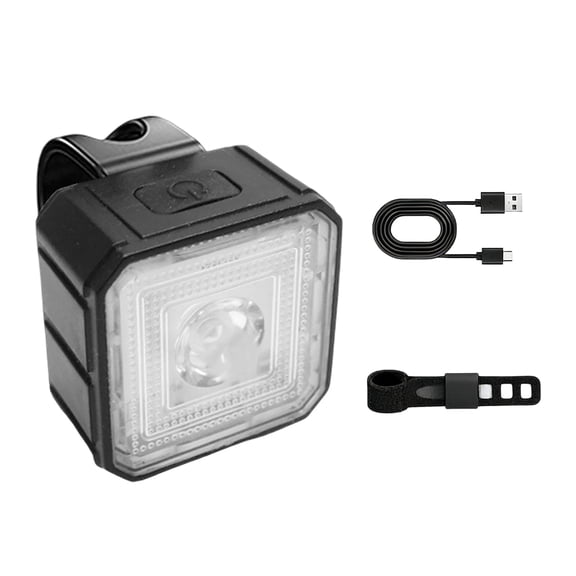 BotaniNest LED Lights | USB C Rechargeable Headlight & Rear High Brightness 3.5x3.5Cm | For Night Riding Portable Light With Strap
