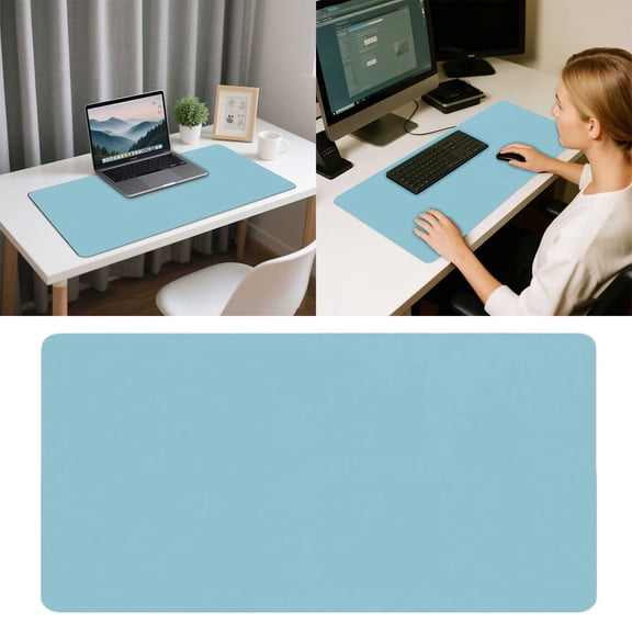 BotaniNest Large Pad Desk Mat For Home Gaming And Study 400x900mm Rubber Keyboard Pad Home & Pad Nice Edge Thick Desk Mat Laptop Slip