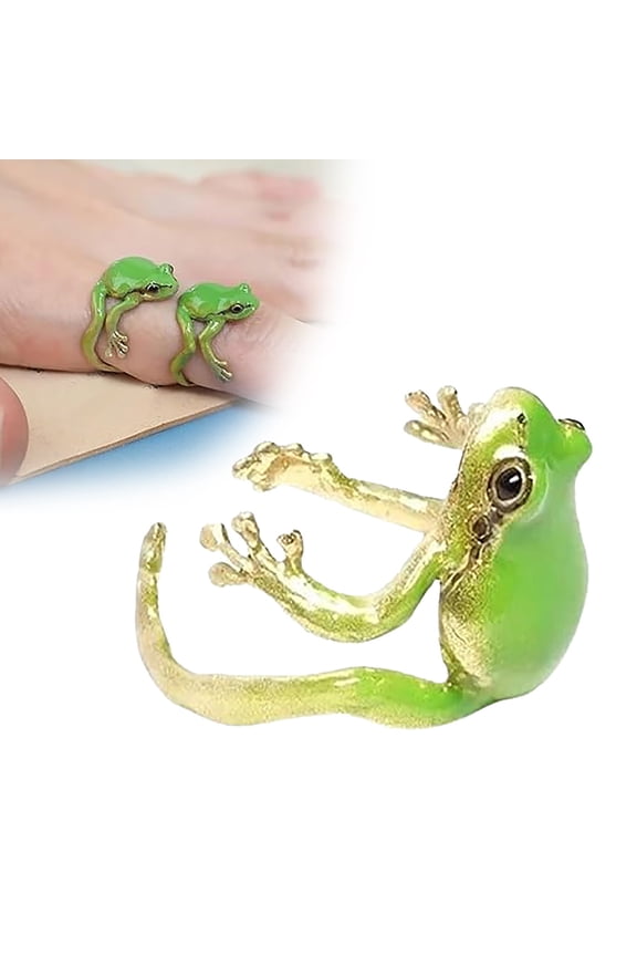 Latest Tree Frog Ring Adjustable Tree Frog Ring Frog Ring Open Frogs Shaped Delicate Frog Ring Jewelry