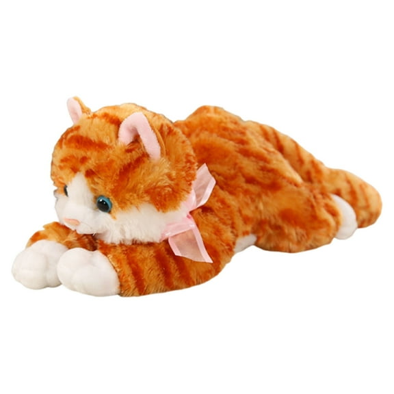 BotaniNest Lifelike Interactive Cat With Realistic Meow Sounds And Gentle Music Cuddly Soft Stuffed Animal For Kids And Toddlers For Soothing Comfort And Imaginative Companion