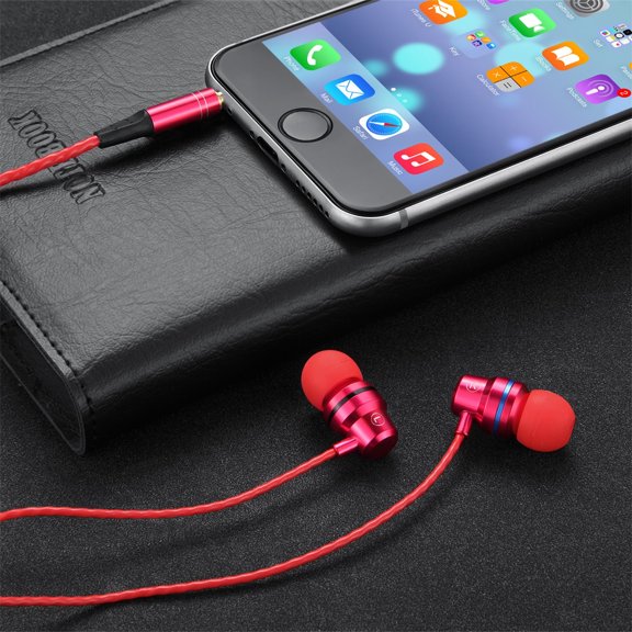 BotaniNest Metal Subwoofer Earphone In Ear General Smart Phone With MIC By Wire
