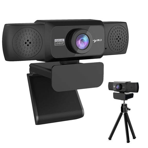 BotaniNest Microphone Webcam Desktop PC Cam 1080P Mic Video Full Camera with Calling Smart home