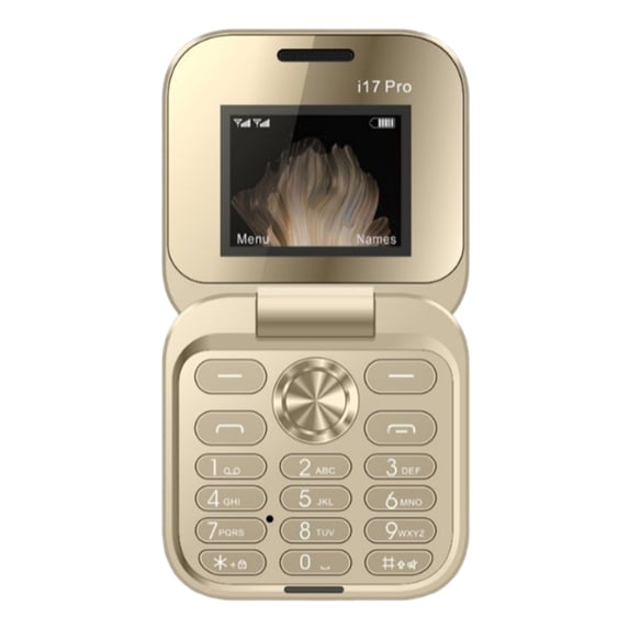 BotaniNest Mini Flip Phone For Elderly & Backup 2G SIM FM Large Keypad Non Smart Mobile With Speed Dial For Parents Children Compact Remote Control Phone For Easy Calling