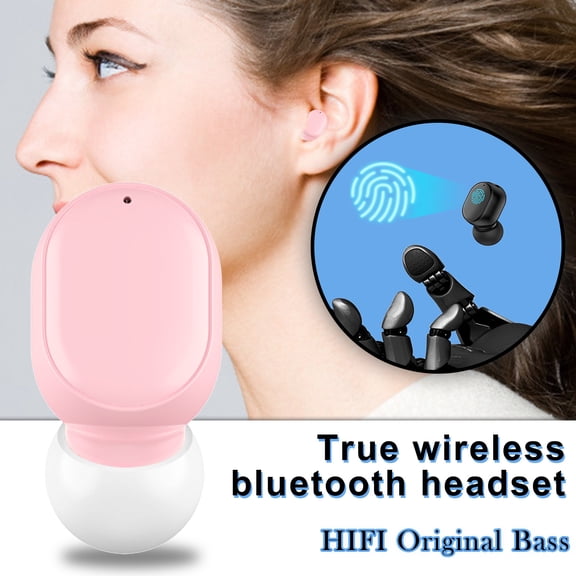 BotaniNest Mini One In Ear Macarone Noise Reduction Sports Wireless Bluetooth Headset