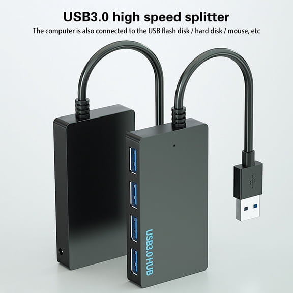 BotaniNest Mini USB Hub Extensions 4 Port USB 3.0 Hub Expander USB Adapter Station Slim Portable Data Hub